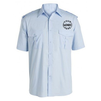 Half Sleeve Blue Uniform Shirt