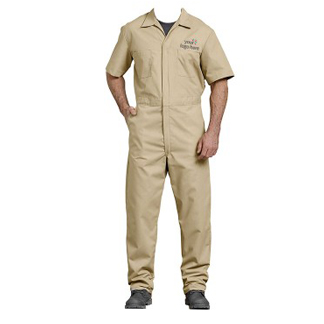 Personalized Half Sleeve Coverall